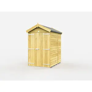 DIY Sheds 4x6 Apex Shed - Double Door Without Windows