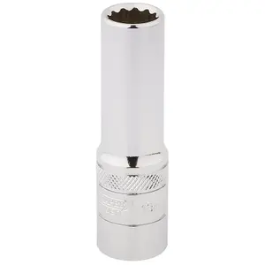 Draper HI-TORQ 12 Point Deep Socket, 1/2" Sq. Dr., 13mm 33732