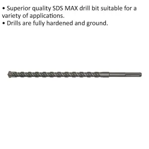 High-Performance 26 x 520mm SDS Max Drill Bit for Masonry Projects