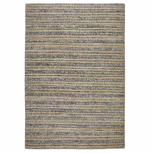 Melrose Handwoven Wool Blended Elegant Charcoal Large Area Rug 160/230cm