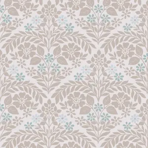 Laura Ashley Margam Grey Classical Smooth Wallpaper Sample