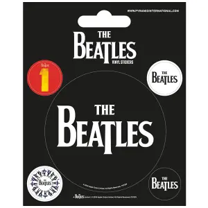 The Beatles Stickers Set Black/White (One Size)