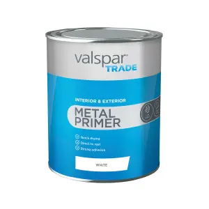 Valspar Trade White Matt Metal Primer, 1L