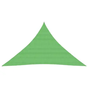 Berkfield Sunshade Sail 160 g/m2 Light Green 5x5x6 m HDPE