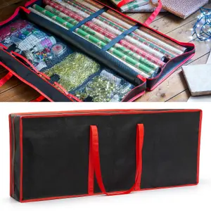 CKB Ltd Christmas Birthday Roll Wrapping Paper Storage Bag Case