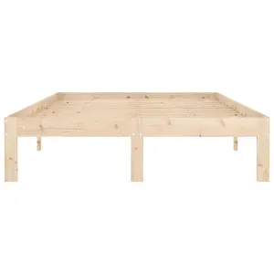 Berkfield Bed Frame Solid Wood Pine 120x200 cm