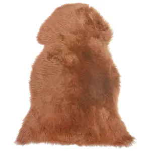 Sheepskin Rug Golden Brown ULURU