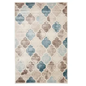 Cream Shield Modern Rug - Jersey