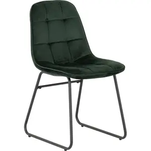 Mizer Upholstered Dining Chair (Set of 2) Green