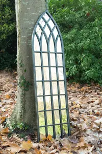 MirrorOutlet Somerley Rustic Arch Large Garden Mirror 140 x 40.5cm