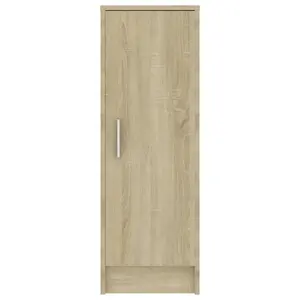 Berkfield Shoe Cabinet Sonoma Oak 32x35x92 cm Engineered Wood