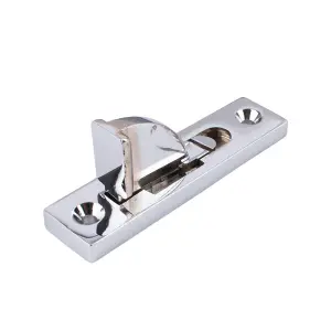 Sash Heritage Weekes Sash Stop with Square Ends - Polished Chrome