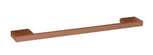 Furniture Handle Square D Shape Handle, 223mm (192mm Centres) - Copper