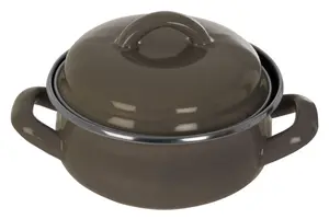 Essentials by Premier Porter 12cm Dia Grey Mini Casserole Dish