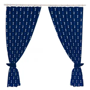 Tottenham Hotspur FC Official Curtains Navy (One Size)