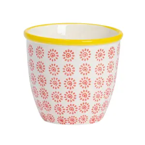 Nicola Spring - Hand-Printed Plant Pot - 14cm