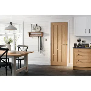 Coventry Prefinished Oak Internal Fire Door 198.1cm H x 76.2cm W x 4.4cm D