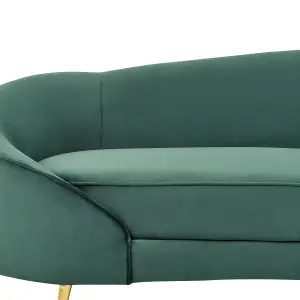 Velvet Sofa Emerlad Green SAVAR