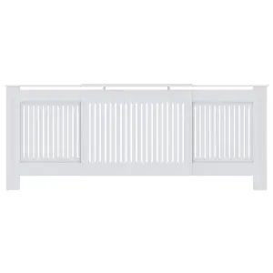 MDF Radiator Cover White 205 cm