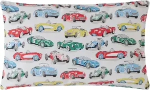 Cath Kidston Vintage Cars Multicoloured Children's Double Duvet Cover Set Bedding Set