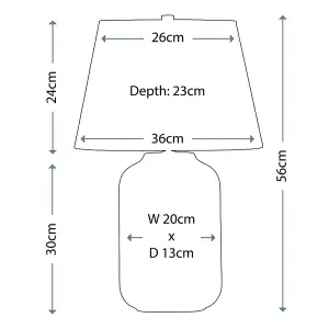 Elstead Lighting - Muse 1 Light Table Lamp - Turqse