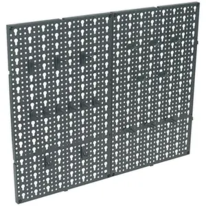 Premium 495 x 610mm Composite Wall Pegboard Set for Efficient Garage Tool Storage