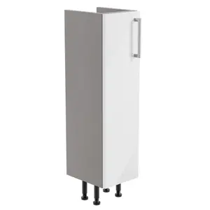 Ennis Slim Gloss White Modern Freestanding Base unit (W)195mm (H)820mm