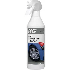 HG Car Wheel Rim Cleaner, Polish & Degreaser for All Vehicle Wheels 500ml - Pack of 6