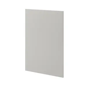 GoodHome Stevia Matt Pewter grey slab Standard End panel (H)900mm (W)610mm