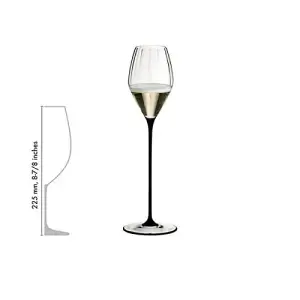 Riedel High Performance Champagne Glass Black