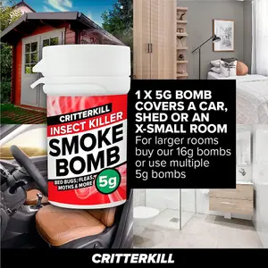 Critterkill Insect Killer Smoke Bombs 5g x 2