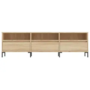 Berkfield TV Cabinet Sonoma Oak 150x30x44.5 cm Engineered Wood