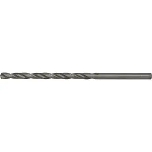 High-Speed Steel 5-Pack Long Twist Drill Bits - 9.5mm x 175mm for Metal Drilling