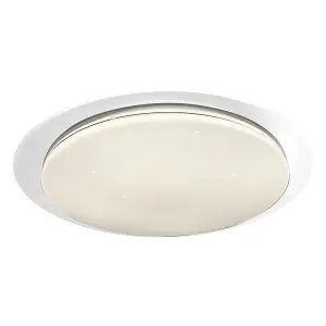 Milagro Ontario LED Ceiling Lamp 24W(120W) 40cm Diameter Full Remote Control "Star Effect"