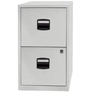 40cm Wide 2 -Drawer File Cabinet Grey