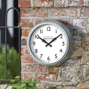 Smart Garden Padstow Contemporary Round Wall hung Garden clock