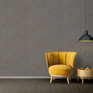 Galerie Absolutely Chic Grey Metallic Distressed Geometric Texture Smooth Wallpaper