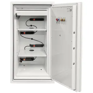 Phoenix Battery Fighter BS0444K Size 3 Battery Storage & Charging Safe with Key Lock