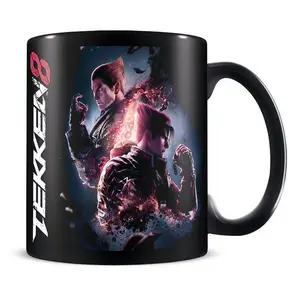 Tekken 8 Fist Meets Fate Character Mug Black (12cm x 10.5cm x 8.7cm)