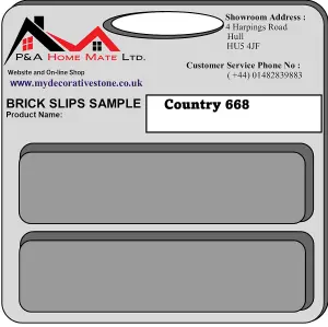 Brick Slip Samples - Country 668