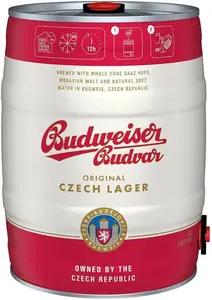 Budweiser Golden Budvar Keg, 5 L Bbe 04/01/2025 5L