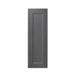 GoodHome Artemisia Matt graphite Classic shaker Tall wall Cabinet door (W)300mm (H)895mm (T)18mm