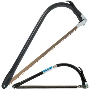 Silverline 530mm Taper Hand Bow Saw Tree Wood Garden Branch Log Pruning Guard