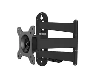 Duronic TVB1125 Full Range TV Bracket, Swivel and Tilt Wall Mount with VESA 600x400 for Flat Screen Television 13-30"