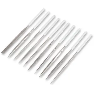 Axminster Workshop 10 Piece Diamond File Set - 140mm