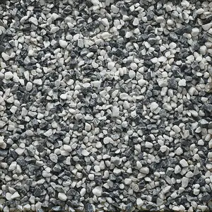 Arctic Mist Bulk Bag 850 kg Premium Chippings - 16-32 mm Cool Grey and Icy White Gravel - L10 x W10 x H8 cm