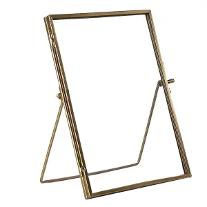 Nicola Spring - Standing Metal Photo Frame - 6" x 8"