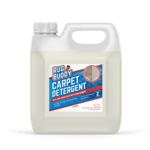 Rug Buddy Carpet Detergent - Upholstery Shampoo Cleaner Solution Stain Remover - 1 Litre