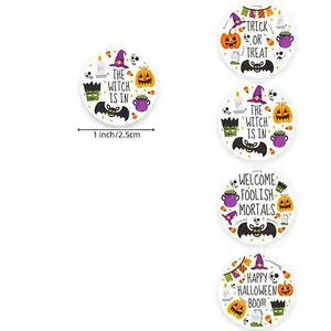 2.5CM 500PCS Halloween Children Toys Stickers Label