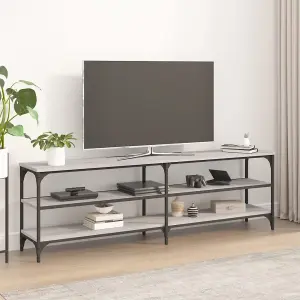 Berkfield TV Cabinet Grey Sonoma 160x30x50 cm Engineered Wood